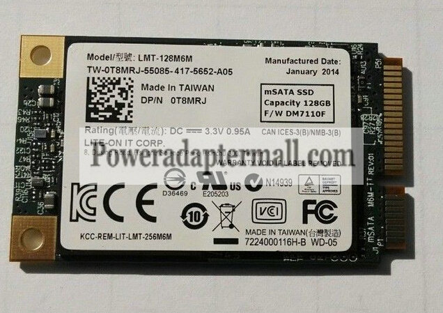 Lite-On LMT-128M6M mSATA 128GB Solid State Drive SSD Lite-On LMT-128M6M mSATA 128GB Solid State Drive SSD
